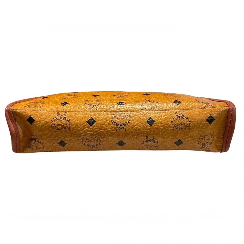 MCM‎ Monogram Visetos Leather Travel Pouch Bag